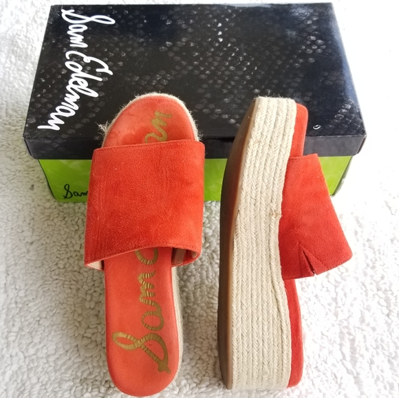 Sam Edelman Shoes - 🍒LIKE NEW🍒 SAM EDELMAN ESPADRILLES SUEDE SLIDES